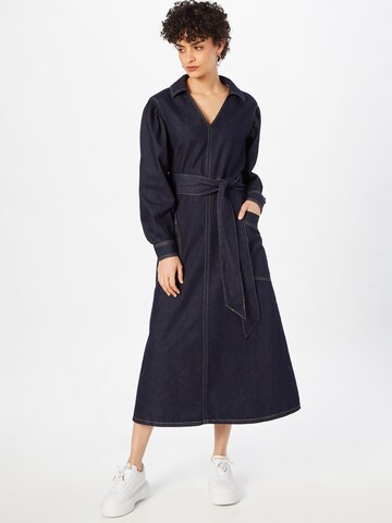 Robe-chemise 'Foster' Aligne en bleu : devant