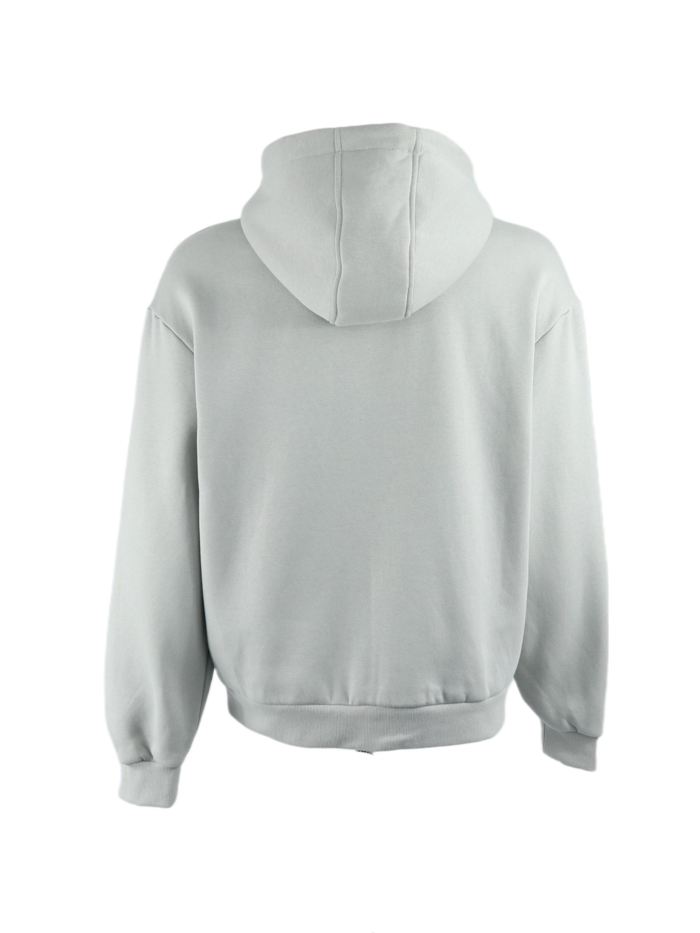 HEFTYKA Zip-Up Hoodie in Grey