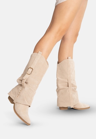 Bottes de cowboy Salinyang en vert