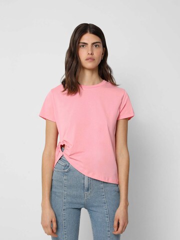 rožinė Scalpers Marškinėliai: priekis