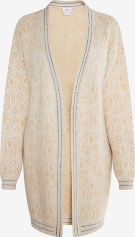 usha FESTIVAL Gebreid vest 'Carnea' in Beige: voorkant