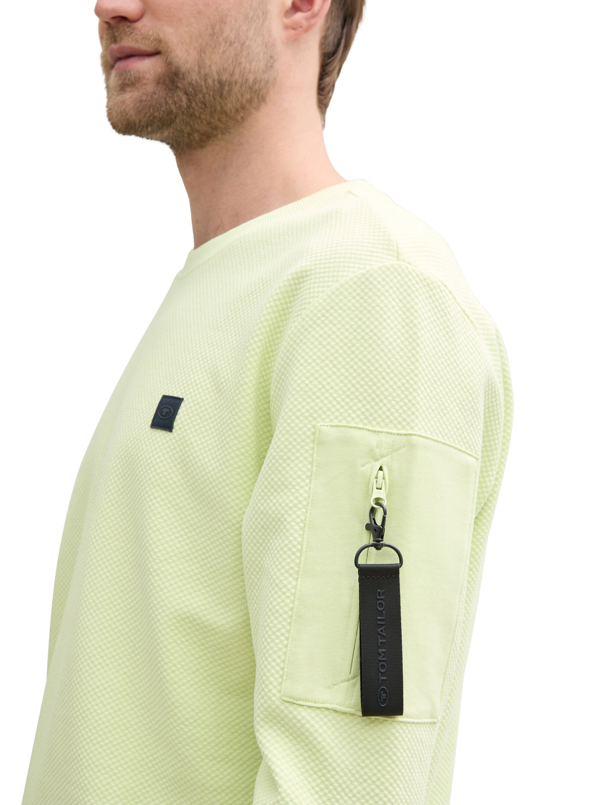 TOM TAILOR Sweatshirt in Groen