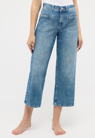 Angels Loosefit Stretch Jeans Culotte 'Linn' in Blau: predná strana