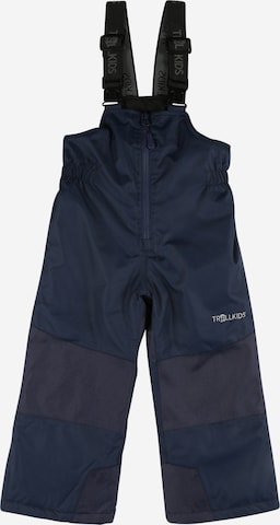 TROLLKIDS Regular Workout Pants in Blue: front