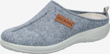 FLY FLOT Hausschuh in Grau: Vorderseite