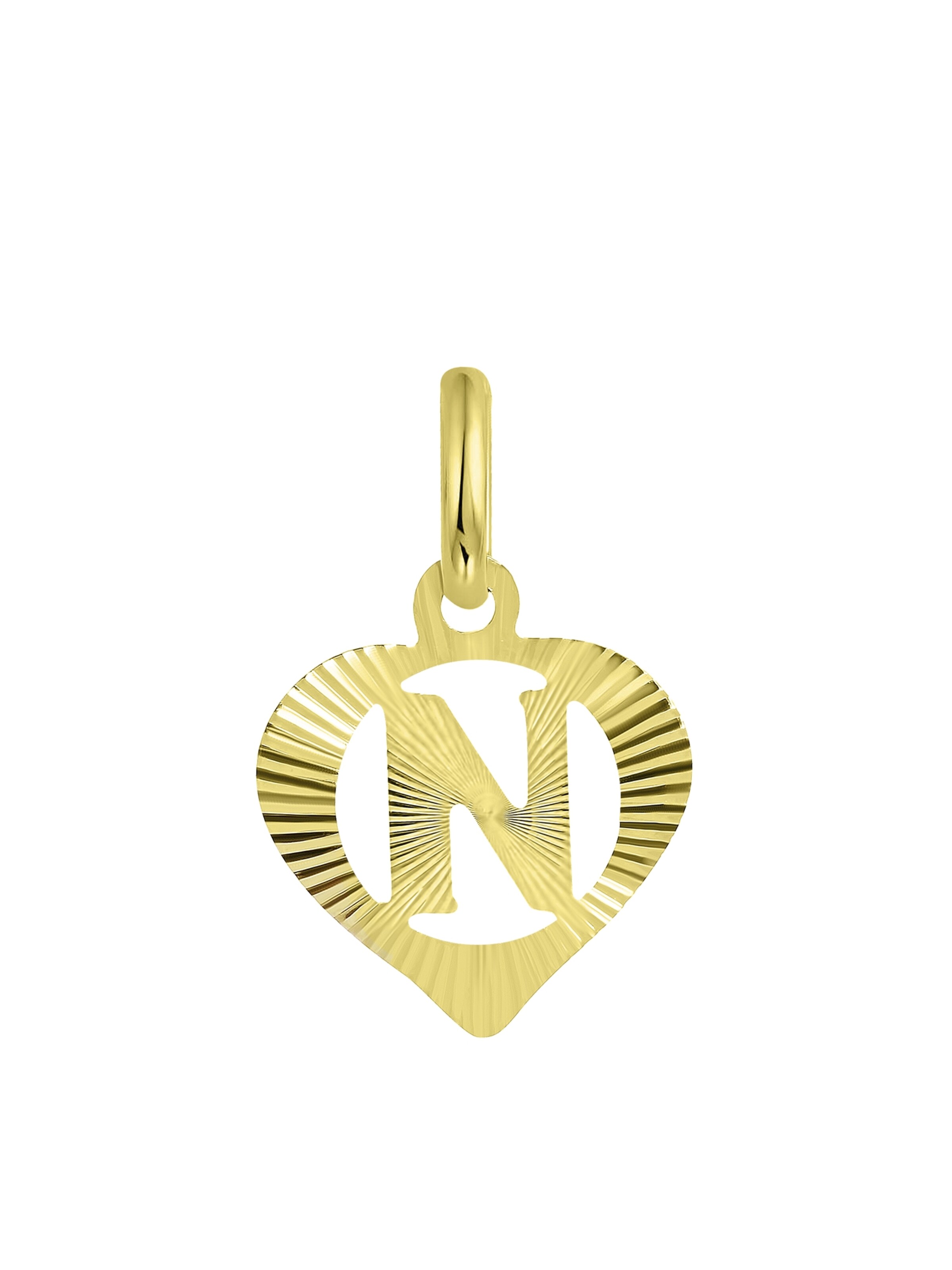 Lucardi Hangers 'Buchstabe' in de kleur Goud, Productweergave