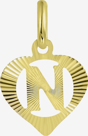 Lucardi Hangers 'Buchstabe' in Goud: voorkant