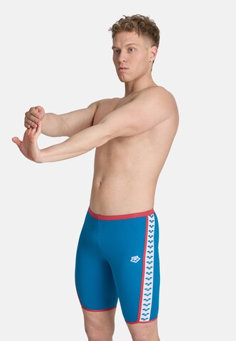 Maillot de bain de sport 'ICONS JAMMER' ARENA en bleu : devant