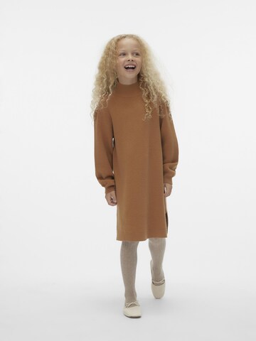 Vero Moda Girl Sweater 'Vmkenya' in Brown: front