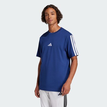 ADIDAS SPORTSWEAR Λειτουργικό μπλουζάκι 'Essentials 3' σε μπλε: μπροστά
