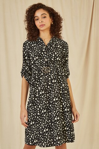 Mela London Shirt Dress in Black: front