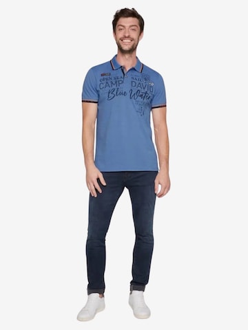 T-Shirt CAMP DAVID en bleu