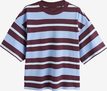 Next T-Shirt in Blau: Vorderseite