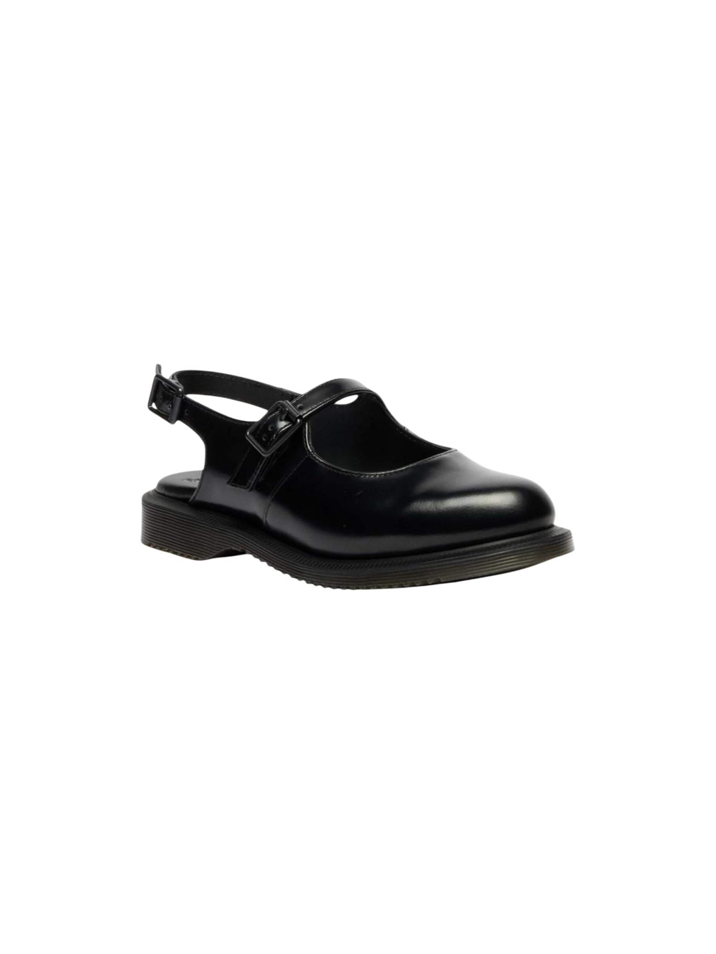 Dr. Martens - Sandalias 'Madaline Black Polished Smooth 42132001' en negro
