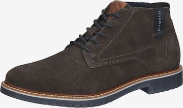 bugatti Lace-Up Boots in Brown: front