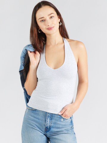 HOLLISTER Top w kolorze szary