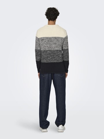 Pull-over Only & Sons en gris