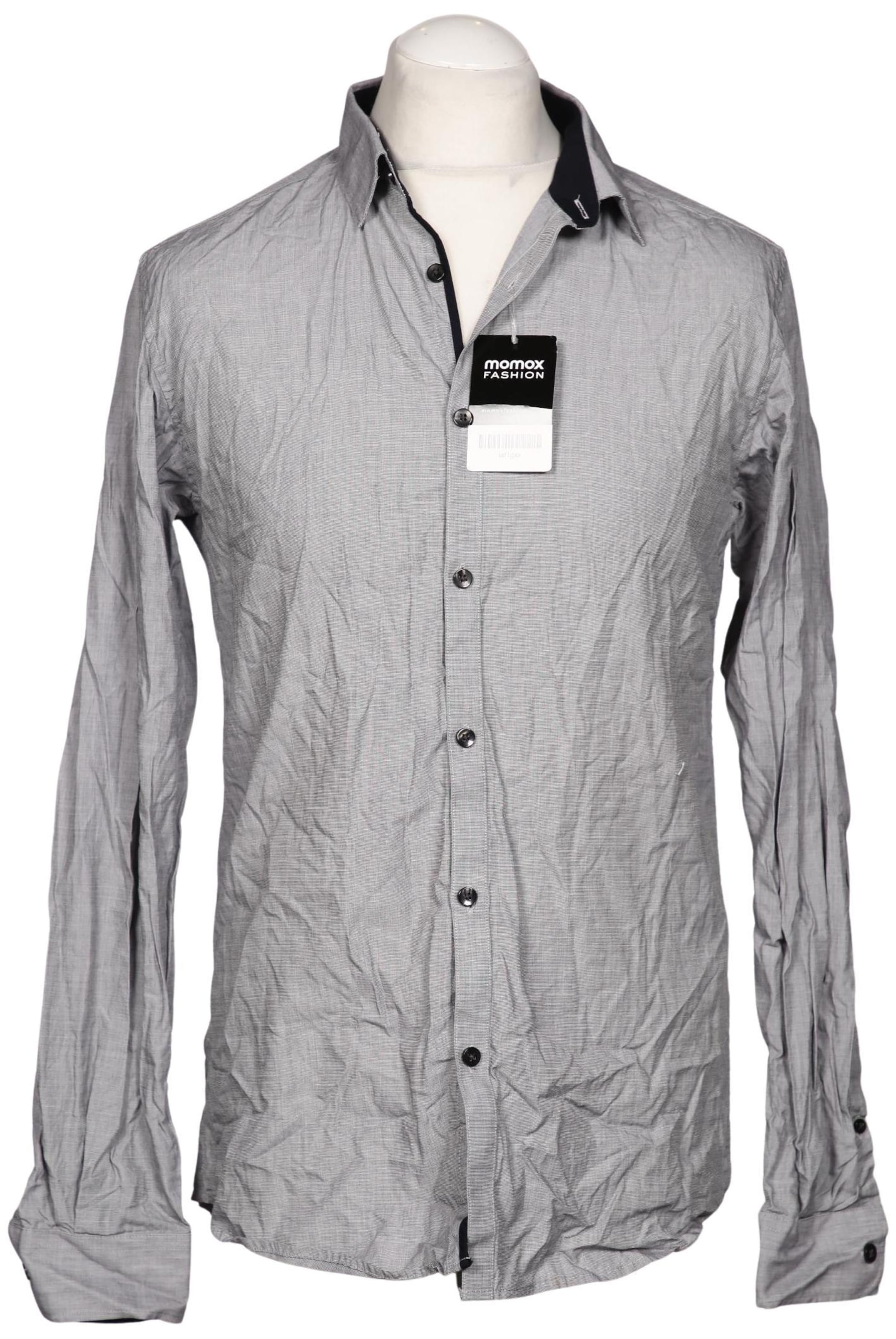 JACK & JONES Button Up Shirt in L in Grey: front