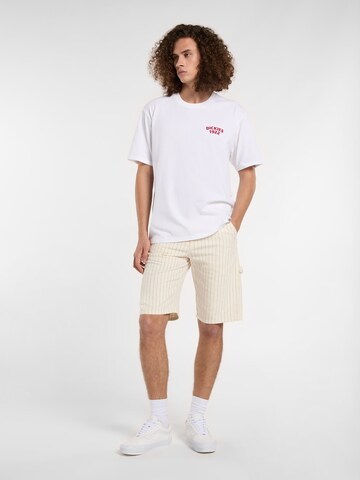 balts DICKIES T-Krekls 'Mechanic'