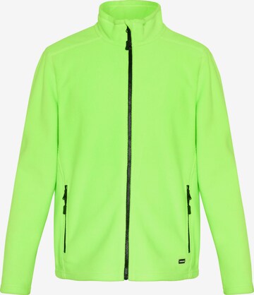 CHIEMSEE Fleece Jacket in Green: front