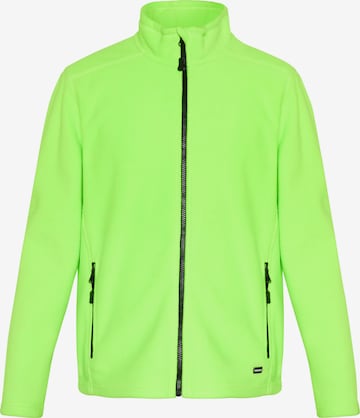 CHIEMSEE Fleece Jacket in Green: front