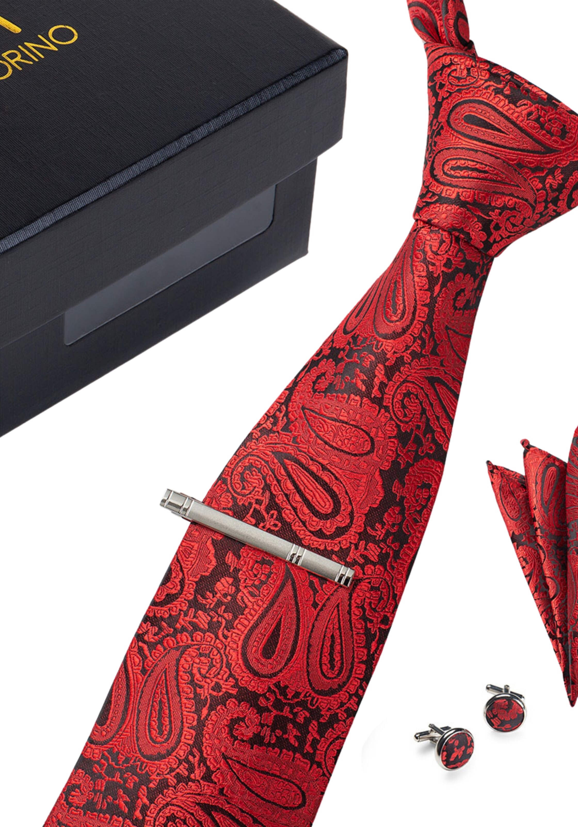 Massi Morino Krawatte in Rot