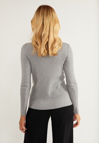 usha BLACK LABEL Sweater 'Nowles' in Grey