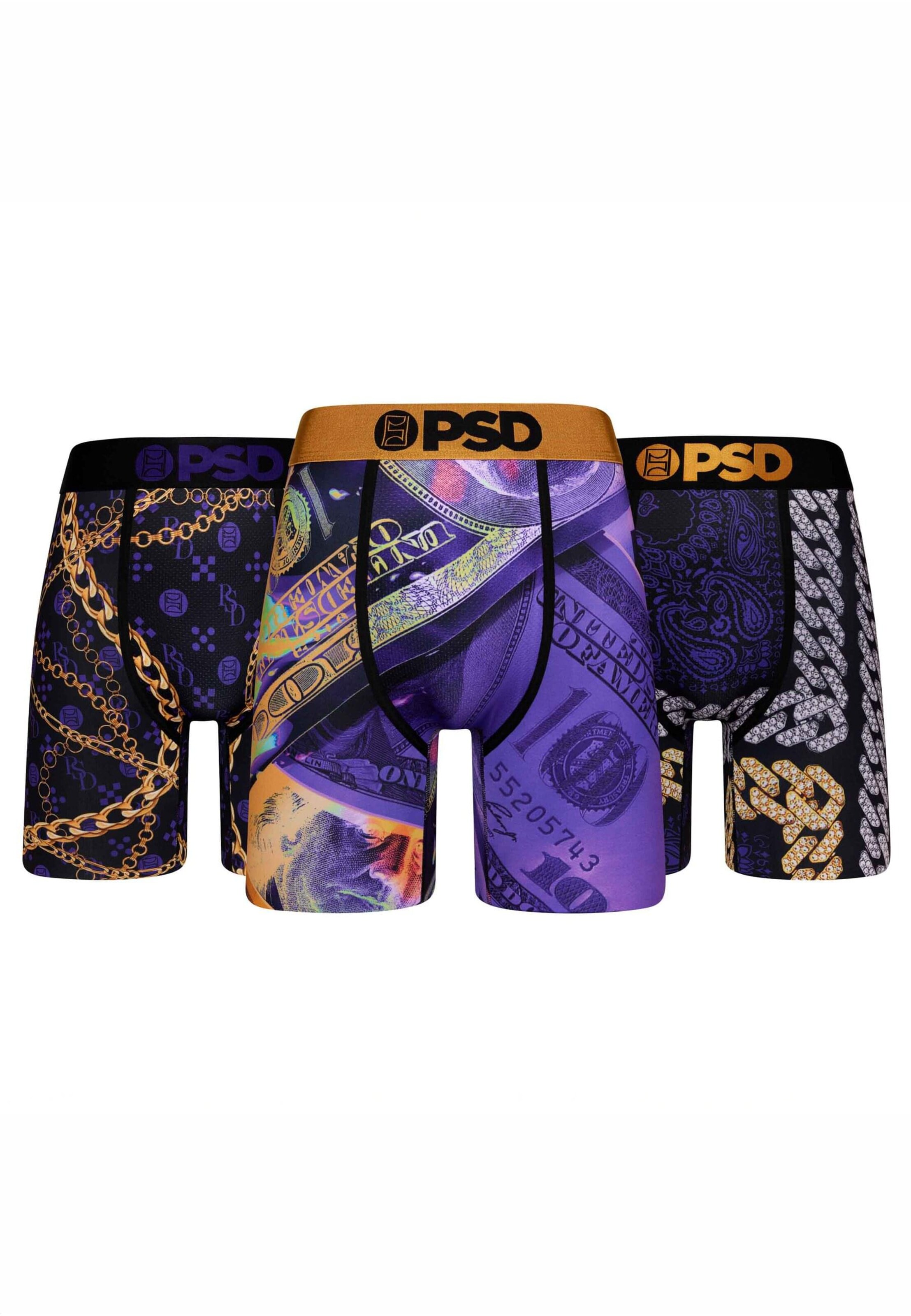 PSD Boxershorts in Lila: voorkant