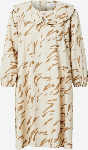 Envii Jurk 'Bronx' in Beige: voorkant