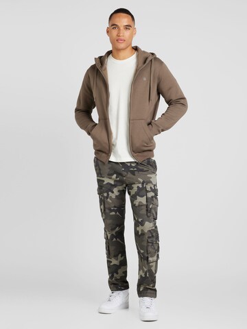 G-STAR Sweatjacka 'Premium Core' i brun