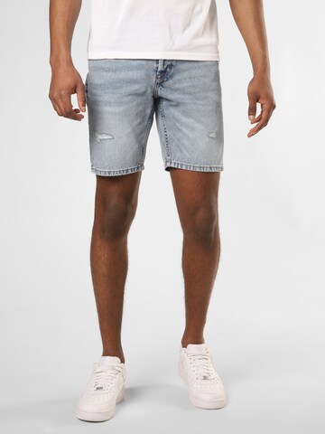 Only & Sons Regular Shorts 'Edge' in Blau: predná strana