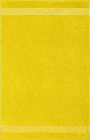 LACOSTE Towel 'L LE CROCO' in Yellow: front