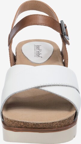 JOSEF SEIBEL Strap Sandals in White