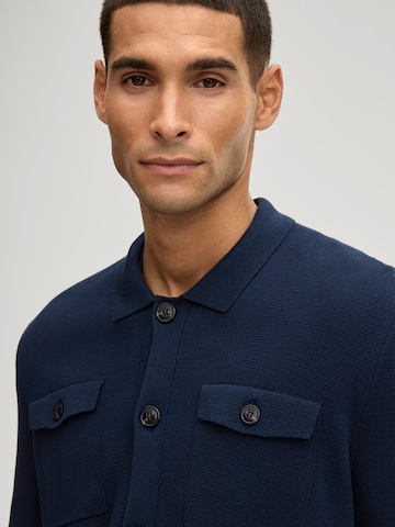 JOOP! Gebreid vest 'Owero' in Blauw