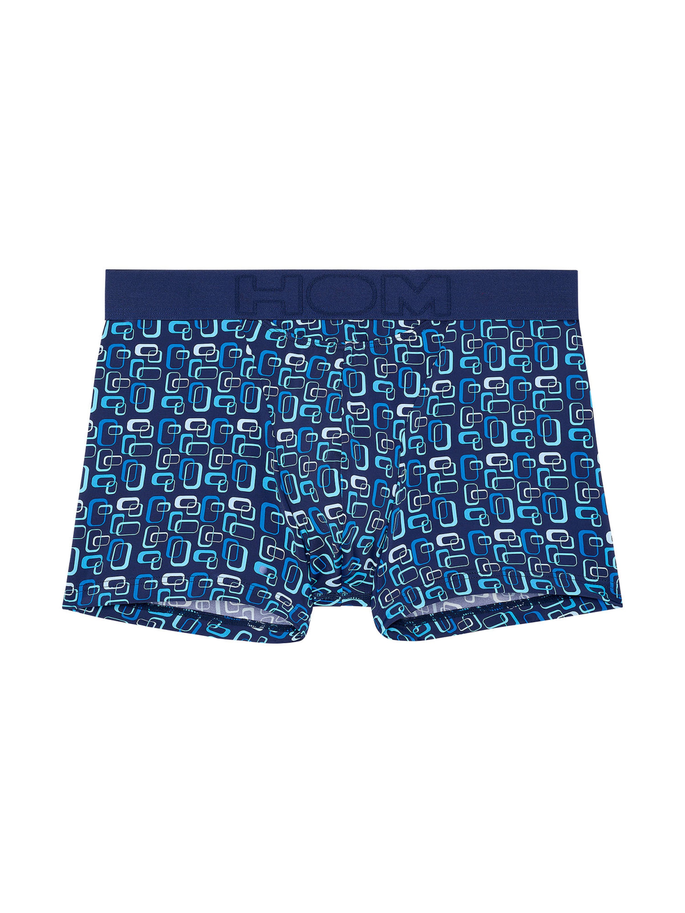 Boxers ' Elvis ' HOM en bleu : devant