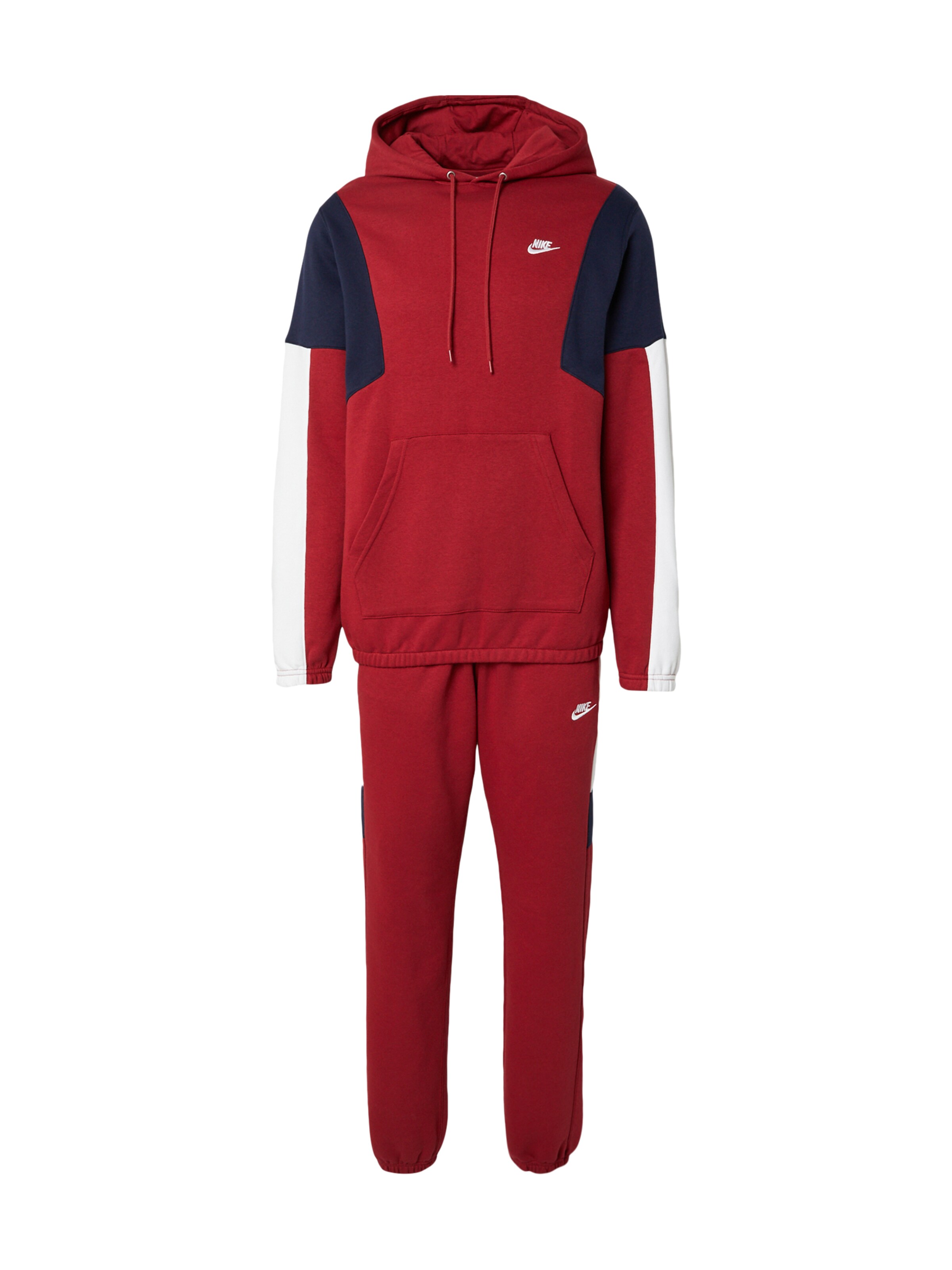 raudona Nike Sportswear Treningas 'CLUB FLEECE': priekis