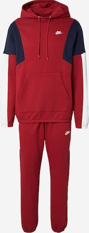 raudona Nike Sportswear Treningas 'CLUB FLEECE': priekis