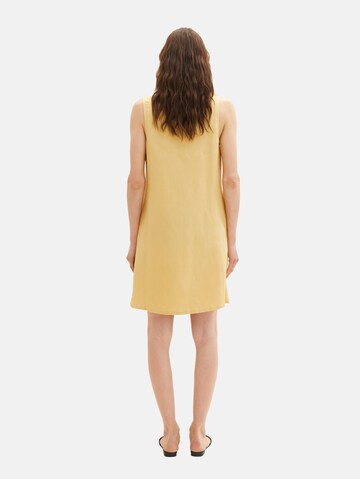 TOM TAILOR Summer dress in Yellow