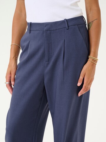 Effilé Pantalon à pince 'KA Merle' Kaffe en bleu