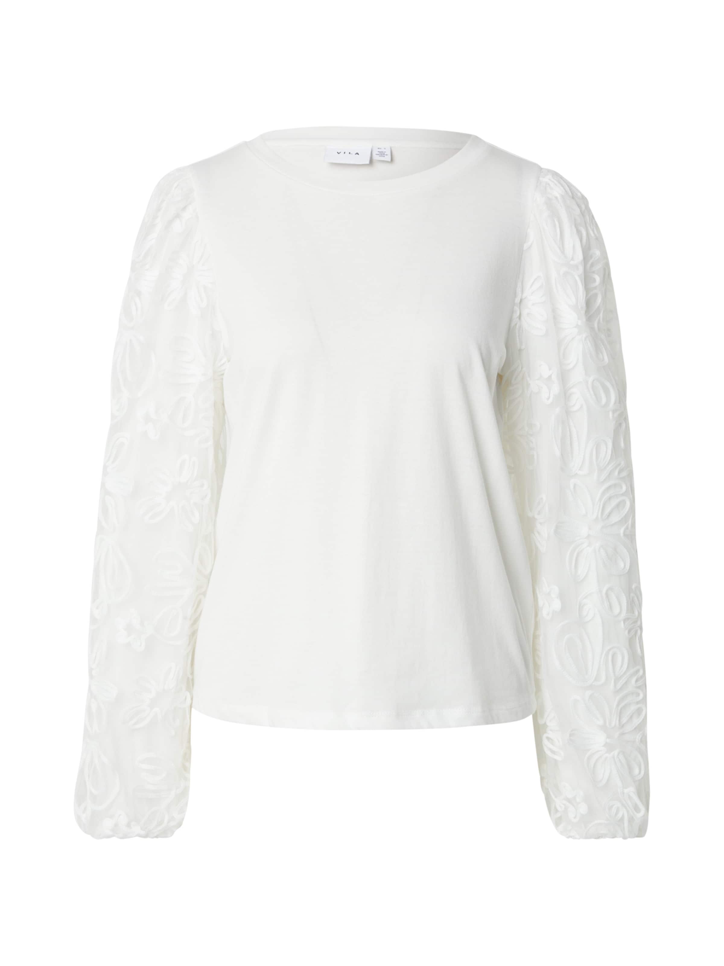 VILA Shirt 'VISIMONIA' in White: front