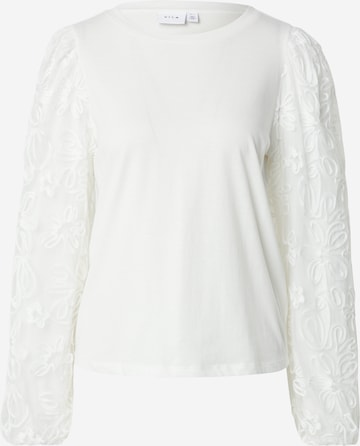 VILA Majica 'VISIMONIA' | bela barva: sprednja stran