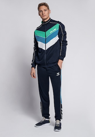 Hummel Sportsweatvest in Blauw