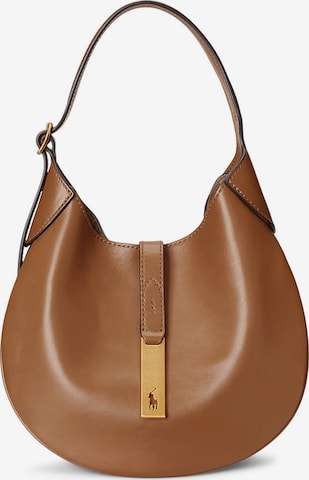 Polo Ralph Lauren Shoulder Bag in Brown: front