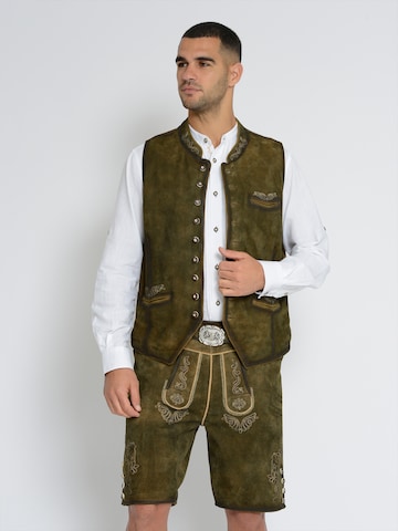 Gilet folklorique Rißberg en marron
