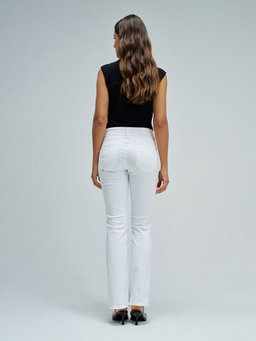 Skinny Jean 'Secret' Salsa Jeans en blanc