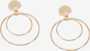 Boucles d'oreilles SOHI en or : devant