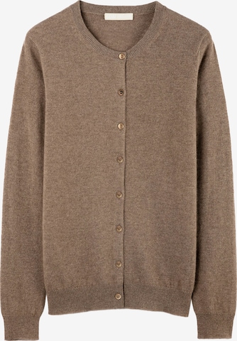 GOBI Cashmere Strickjacke 'Essential' in Grau: Vorderseite