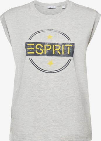 T-shirt ESPRIT en gris : devant