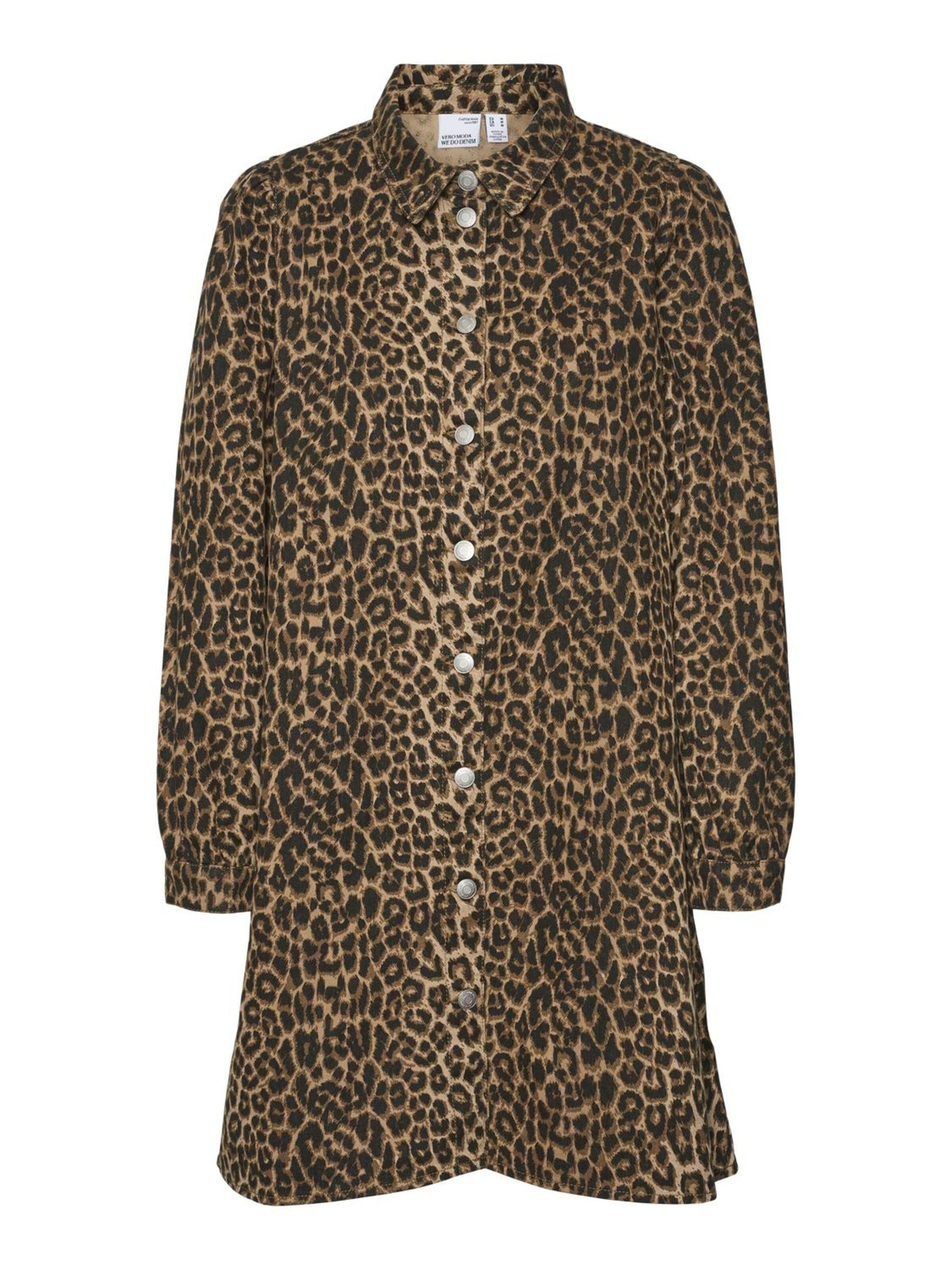 Vero Moda Curve Kjole 'Clucie' i beige: forside