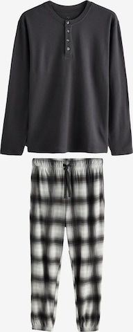 Next Pitkä pyjama värissä harmaa: etupuoli
